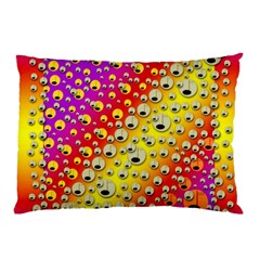 Festive Music Tribute In Rainbows Pillow Case (two Sides) by pepitasart