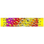 Festive Music Tribute In Rainbows Small Flano Scarf Back