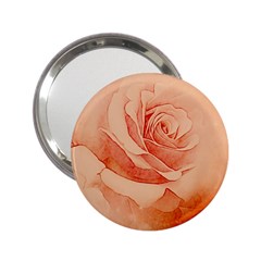 Wonderful Rose In Soft Colors 2 25  Handbag Mirrors by FantasyWorld7