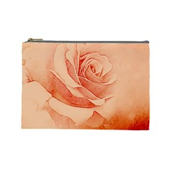 Wonderful Rose In Soft Colors Cosmetic Bag (large) by FantasyWorld7