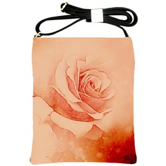 Wonderful Rose In Soft Colors Shoulder Sling Bags by FantasyWorld7