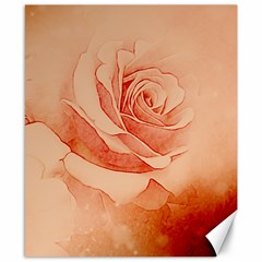 Wonderful Rose In Soft Colors Canvas 8  X 10  by FantasyWorld7