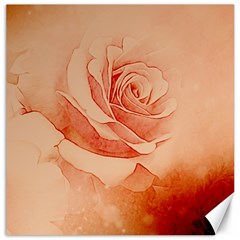 Wonderful Rose In Soft Colors Canvas 12  X 12   by FantasyWorld7