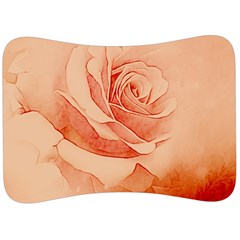 Wonderful Rose In Soft Colors Velour Seat Head Rest Cushion