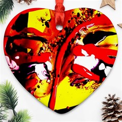 Cry About My Hair Cut Heart Ornament (two Sides) by bestdesignintheworld