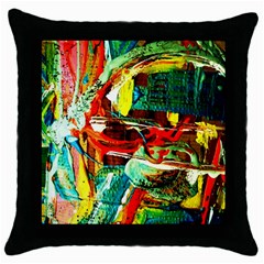 Red Aeroplane 5 Throw Pillow Case (Black)