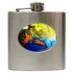 I Wonder 3 Hip Flask (6 oz) Front