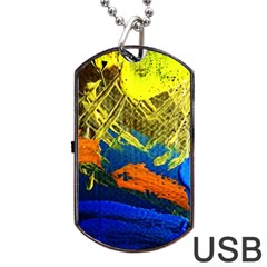 I Wonder 3 Dog Tag USB Flash (One Side)