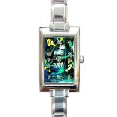 Brain Reflections 3 Rectangle Italian Charm Watch by bestdesignintheworld