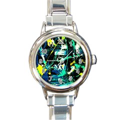 Brain Reflections 3 Round Italian Charm Watch by bestdesignintheworld