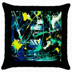 Brain Reflections 3 Throw Pillow Case (black) by bestdesignintheworld