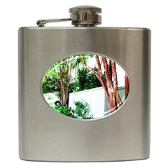 Hot Day In Dallas 40 Hip Flask (6 Oz) by bestdesignintheworld