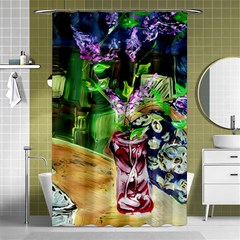 Lilac On A Countertop 2 Shower Curtain 48  X 72  (small)  by bestdesignintheworld