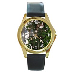 Balboa 1 Round Gold Metal Watch by bestdesignintheworld