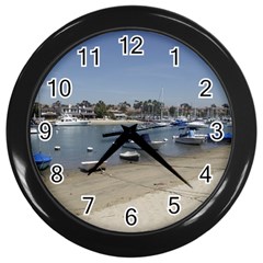 Balboa 3 Wall Clock (black) by bestdesignintheworld