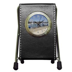 Balboa 3 Pen Holder Desk Clock by bestdesignintheworld