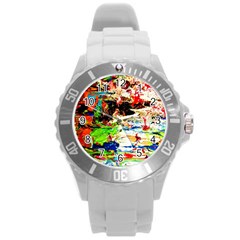 Width 3 Round Plastic Sport Watch (l) by bestdesignintheworld