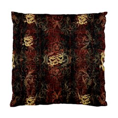 A Golden Dragon Burgundy Design Created By Flipstylez Designs Standard Cushion Case (one Side) by flipstylezfashionsLLC