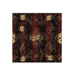 A golden dragon burgundy design created by FlipStylez Designs Satin Bandana Scarf Front