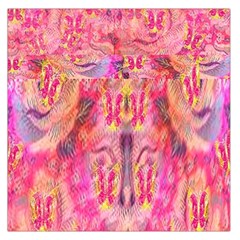 Pink And Purple Beautiful Golden And Purple Butterflies Created By Flipstylez Designs Large Satin Scarf (square) by flipstylezfashionsLLC