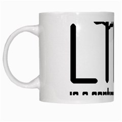 Life And Learn Concept Design White Mugs by dflcprints