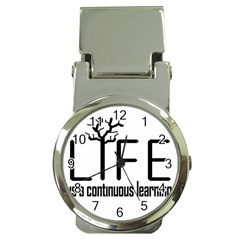 Life And Learn Concept Design Money Clip Watches by dflcprints