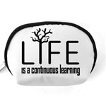 Life And Learn Concept Design Accessory Pouches (Medium)  Back