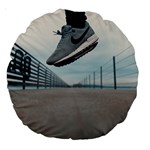 Urban T-shirts, tropical swim suits, running shoes, phone cases Large 18  Premium Round Cushions Back