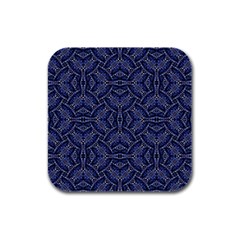 Modern Orante Pattern Rubber Square Coaster (4 Pack)  by dflcprints