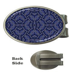 Modern Orante Pattern Money Clips (oval)  by dflcprints