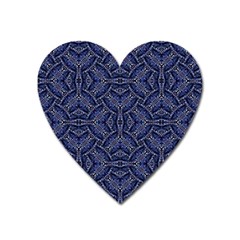 Modern Orante Pattern Heart Magnet by dflcprints