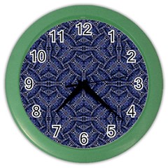 Modern Orante Pattern Color Wall Clock by dflcprints