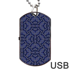 Modern Orante Pattern Dog Tag Usb Flash (two Sides) by dflcprints