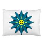 Smiley flower Pillow Case (Two Sides) Back