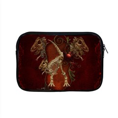 Awesome T Rex Skeleton, Vintage Background Apple Macbook Pro 15  Zipper Case by FantasyWorld7