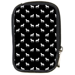 Silhouette Graphic Horses Pattern 7200 Compact Camera Cases by dflcprints