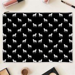 Silhouette Graphic Horses Pattern 7200 Cosmetic Bag (xxxl) by dflcprints