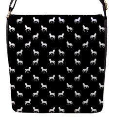 Silhouette Graphic Horses Pattern 7200 Flap Messenger Bag (s) by dflcprints