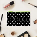 Silhouette Graphic Horses Pattern 7200 Cosmetic Bag (XS) Front