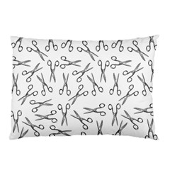 Scissors Pattern Pillow Case by Valentinaart