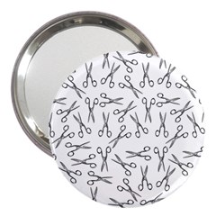 Scissors Pattern 3  Handbag Mirrors by Valentinaart