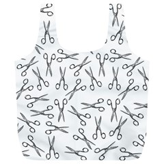 Scissors Pattern Full Print Recycle Bags (l)  by Valentinaart