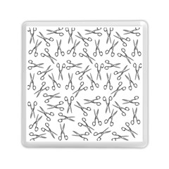 Scissors Pattern Memory Card Reader (square) by Valentinaart