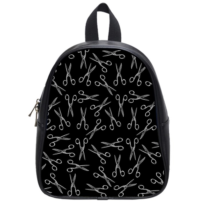 Scissors pattern School Bag (Small)