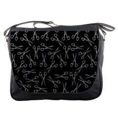 Scissors Pattern Messenger Bags by Valentinaart