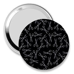 Scissors Pattern 3  Handbag Mirrors by Valentinaart