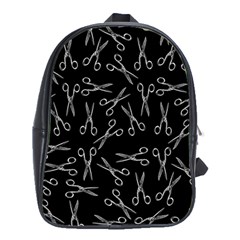 Scissors Pattern School Bag (xl)