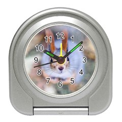 Squirrel Looks At You Travel Alarm Clock