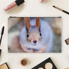 Squirrel Looks At You Cosmetic Bag (Large)