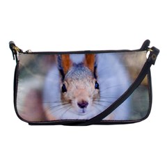 Squirrel Looks At You Shoulder Clutch Bags by FunnyCow